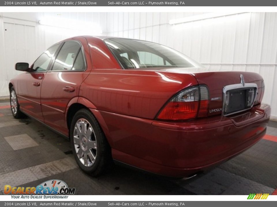 2004 Lincoln LS V8 Autumn Red Metallic / Shale/Dove Photo #10