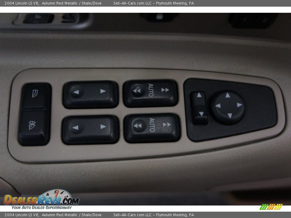 2004 Lincoln LS V8 Autumn Red Metallic / Shale/Dove Photo #13