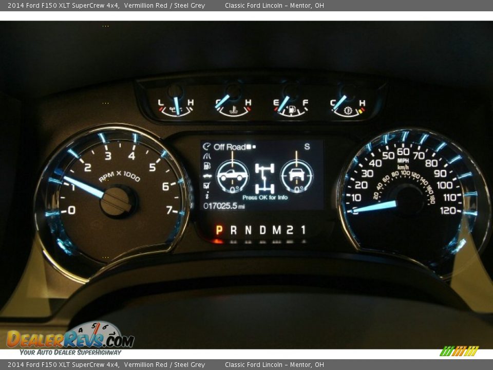 2014 Ford F150 XLT SuperCrew 4x4 Gauges Photo #7