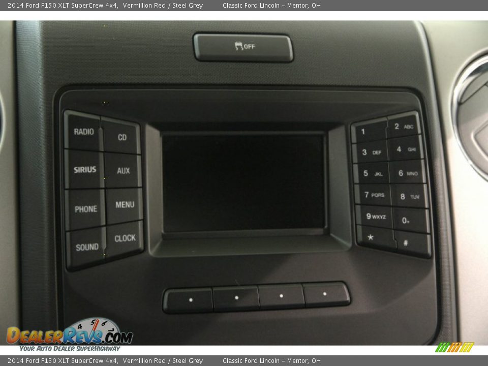 2014 Ford F150 XLT SuperCrew 4x4 Vermillion Red / Steel Grey Photo #9