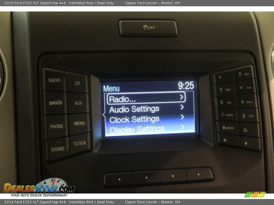 2014 Ford F150 XLT SuperCrew 4x4 Vermillion Red / Steel Grey Photo #10