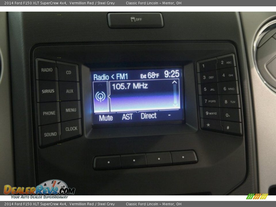 2014 Ford F150 XLT SuperCrew 4x4 Vermillion Red / Steel Grey Photo #11