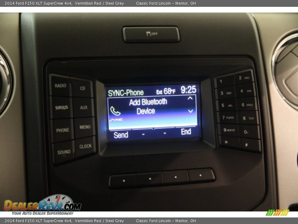 2014 Ford F150 XLT SuperCrew 4x4 Vermillion Red / Steel Grey Photo #12