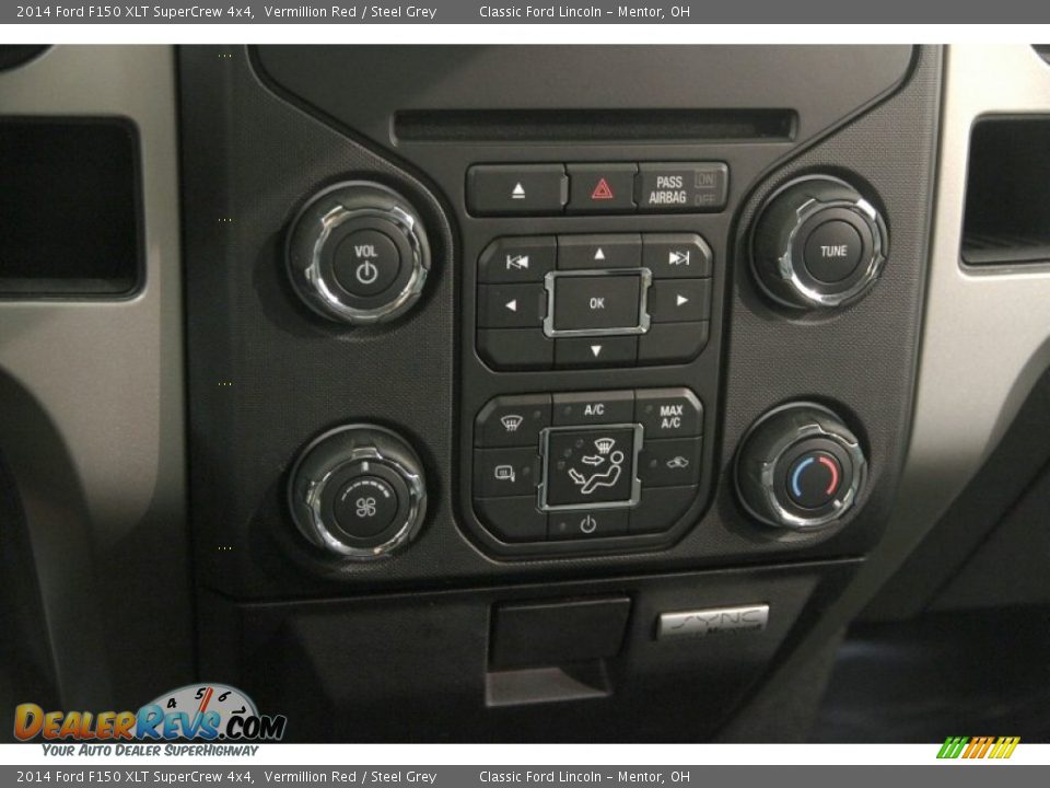 2014 Ford F150 XLT SuperCrew 4x4 Vermillion Red / Steel Grey Photo #13