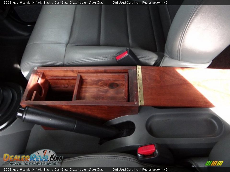 2008 Jeep Wrangler X 4x4 Black / Dark Slate Gray/Medium Slate Gray Photo #26