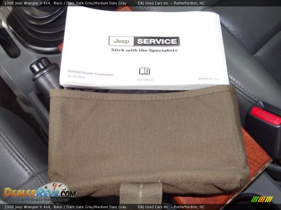 2008 Jeep Wrangler X 4x4 Black / Dark Slate Gray/Medium Slate Gray Photo #28