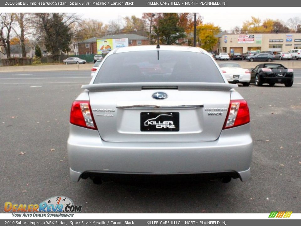2010 Subaru Impreza WRX Sedan Spark Silver Metallic / Carbon Black Photo #6