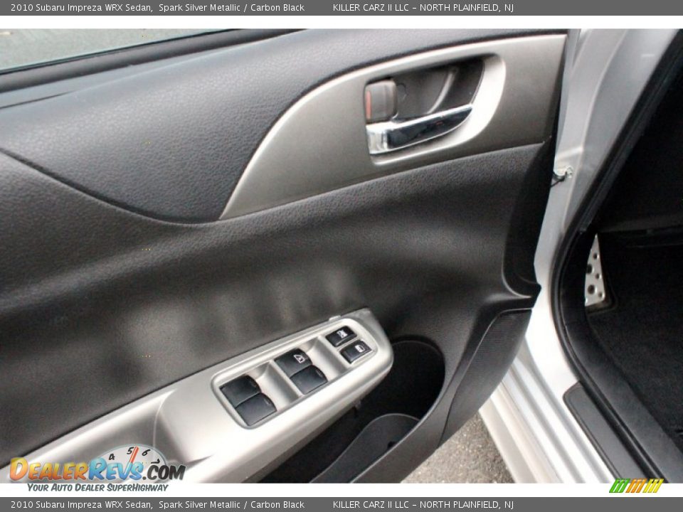 2010 Subaru Impreza WRX Sedan Spark Silver Metallic / Carbon Black Photo #12