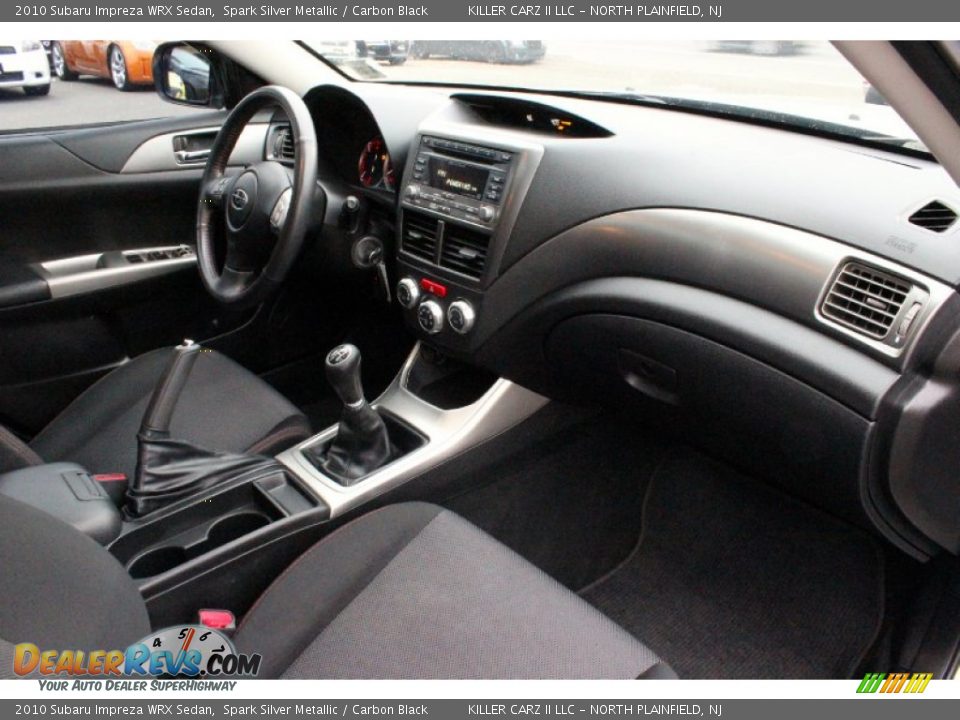 2010 Subaru Impreza WRX Sedan Spark Silver Metallic / Carbon Black Photo #23