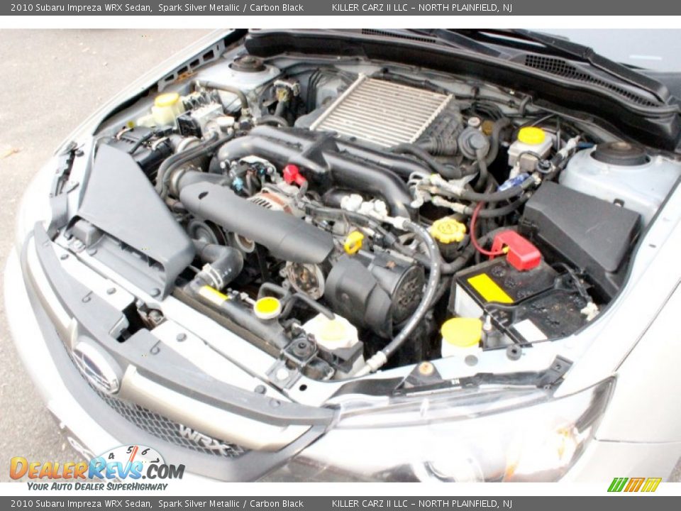 2010 Subaru Impreza WRX Sedan Spark Silver Metallic / Carbon Black Photo #34
