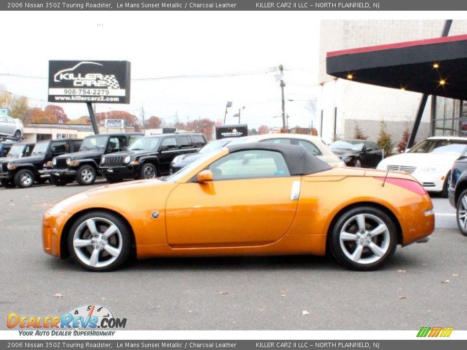 2006 Nissan 350Z Touring Roadster Le Mans Sunset Metallic / Charcoal Leather Photo #4