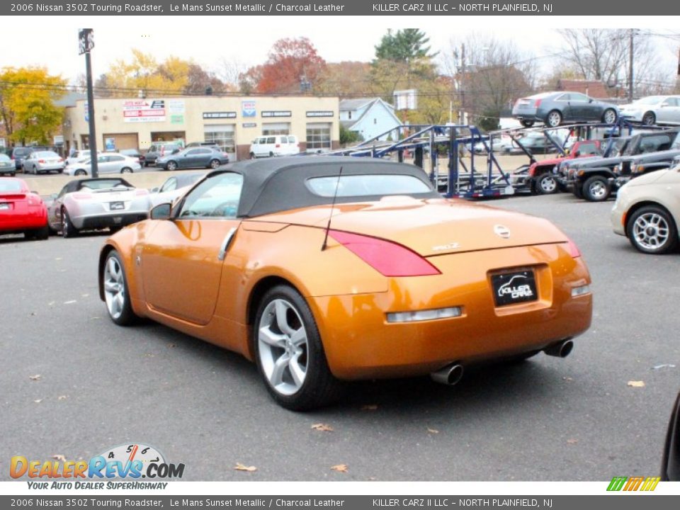 2006 Nissan 350Z Touring Roadster Le Mans Sunset Metallic / Charcoal Leather Photo #5