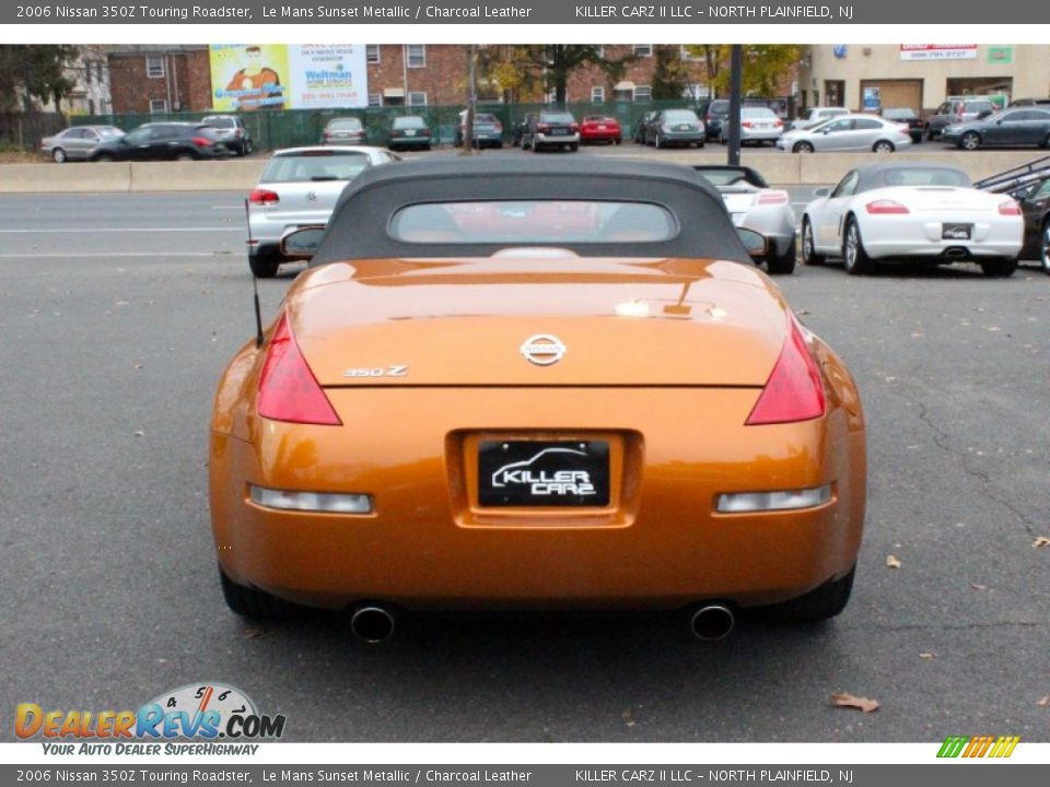 2006 Nissan 350Z Touring Roadster Le Mans Sunset Metallic / Charcoal Leather Photo #6