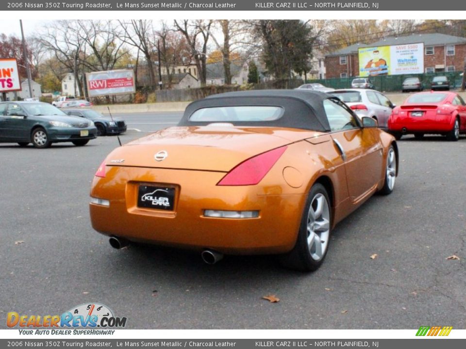 2006 Nissan 350Z Touring Roadster Le Mans Sunset Metallic / Charcoal Leather Photo #7