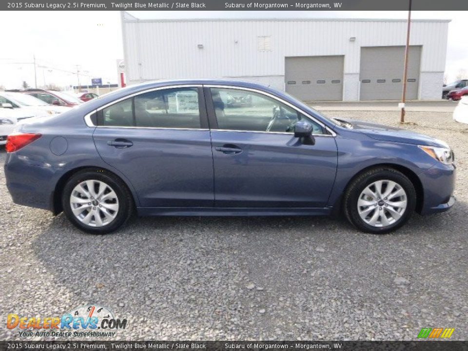 2015 Subaru Legacy 2.5i Premium Twilight Blue Metallic / Slate Black Photo #2