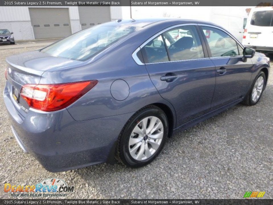 2015 Subaru Legacy 2.5i Premium Twilight Blue Metallic / Slate Black Photo #3