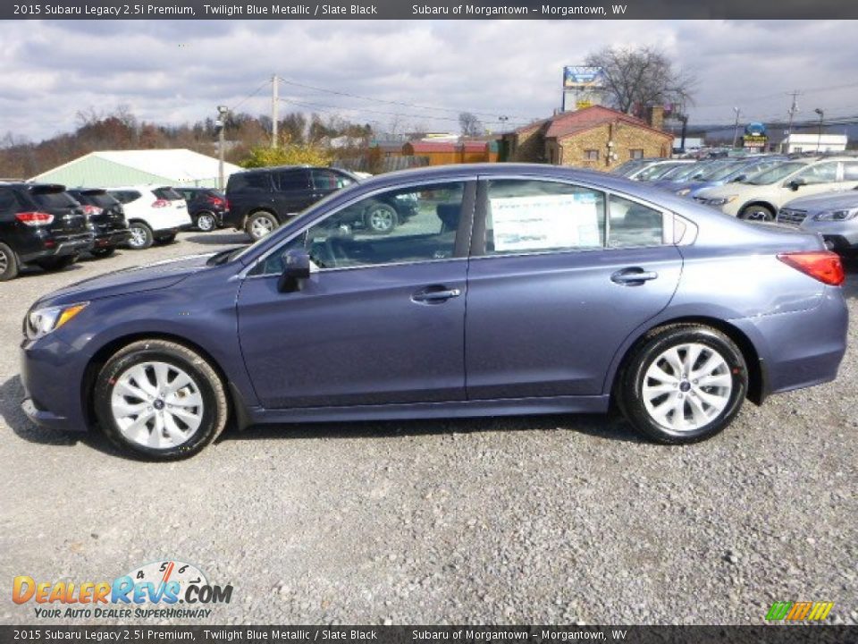 2015 Subaru Legacy 2.5i Premium Twilight Blue Metallic / Slate Black Photo #6