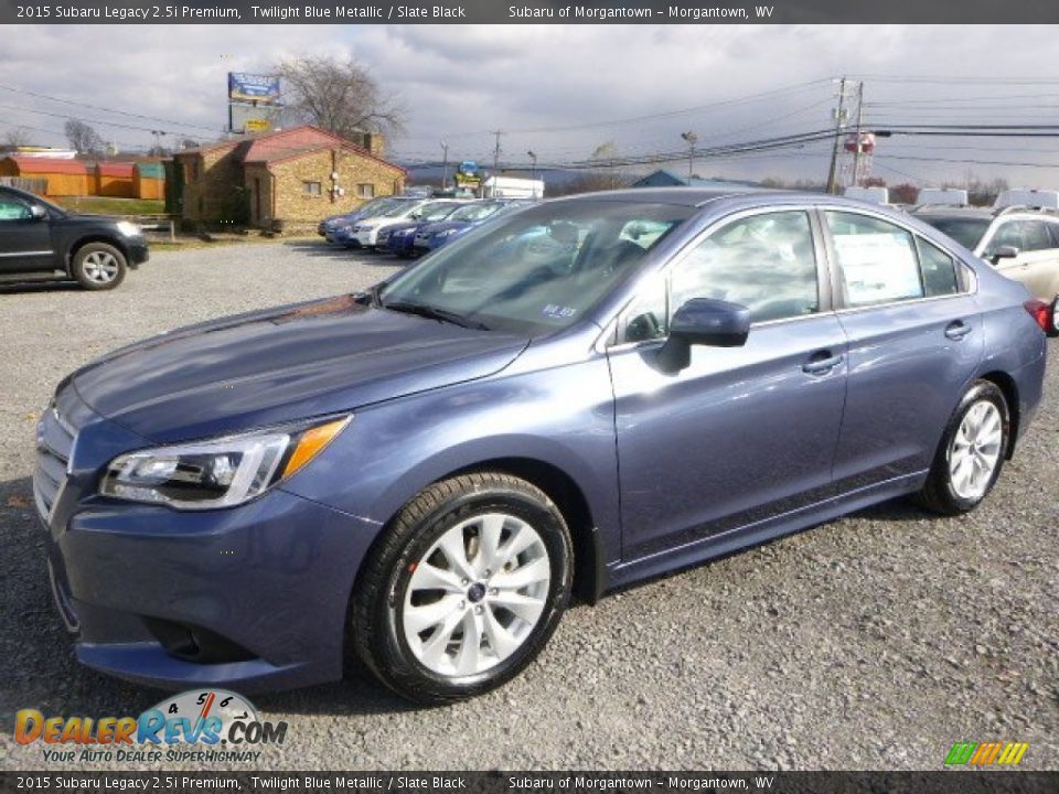 2015 Subaru Legacy 2.5i Premium Twilight Blue Metallic / Slate Black Photo #7