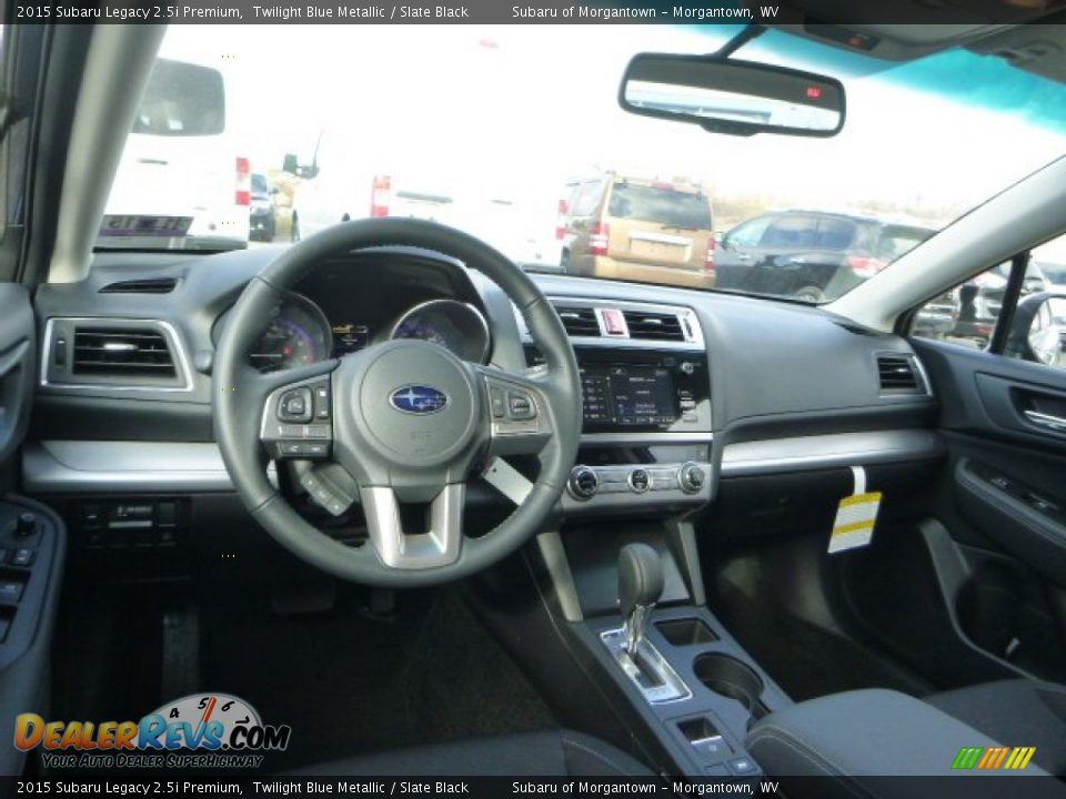 2015 Subaru Legacy 2.5i Premium Twilight Blue Metallic / Slate Black Photo #13