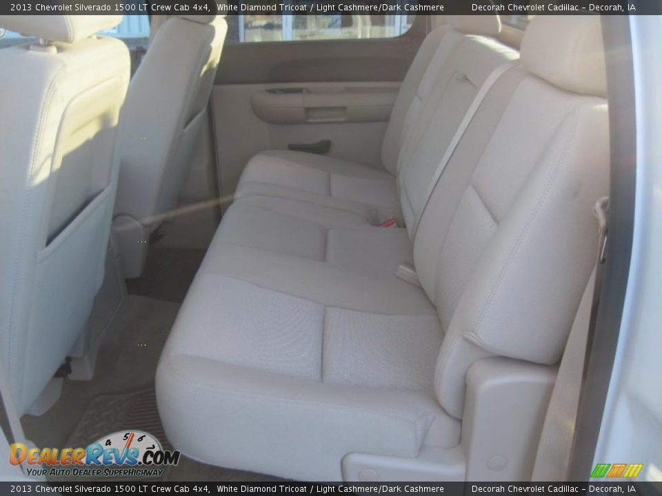 2013 Chevrolet Silverado 1500 LT Crew Cab 4x4 White Diamond Tricoat / Light Cashmere/Dark Cashmere Photo #8