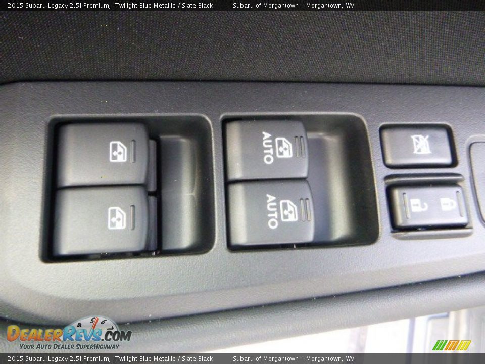 2015 Subaru Legacy 2.5i Premium Twilight Blue Metallic / Slate Black Photo #14