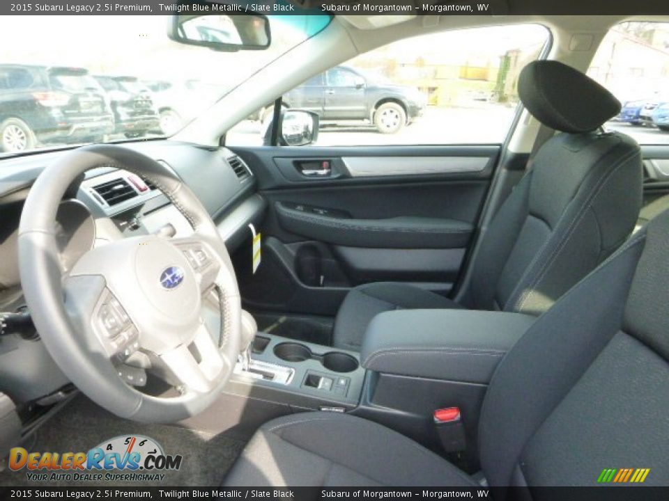 2015 Subaru Legacy 2.5i Premium Twilight Blue Metallic / Slate Black Photo #16