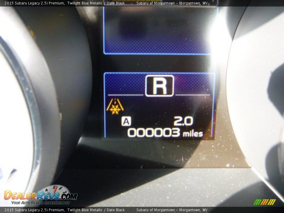 2015 Subaru Legacy 2.5i Premium Twilight Blue Metallic / Slate Black Photo #20