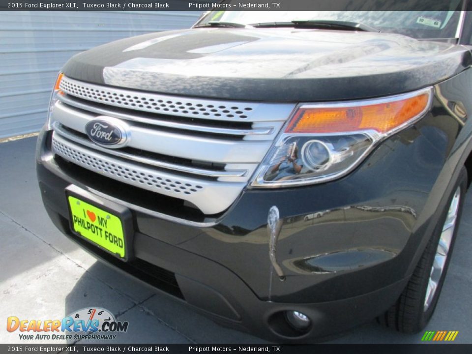 2015 Ford Explorer XLT Tuxedo Black / Charcoal Black Photo #10