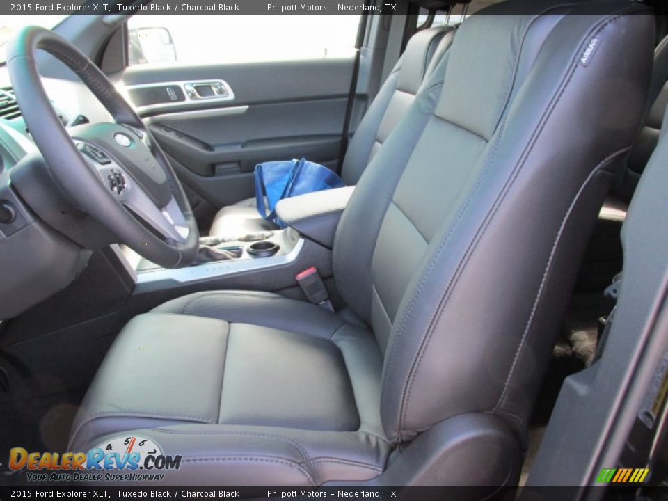 2015 Ford Explorer XLT Tuxedo Black / Charcoal Black Photo #26