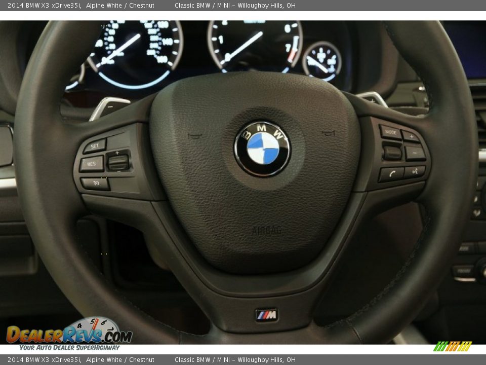 2014 BMW X3 xDrive35i Steering Wheel Photo #7