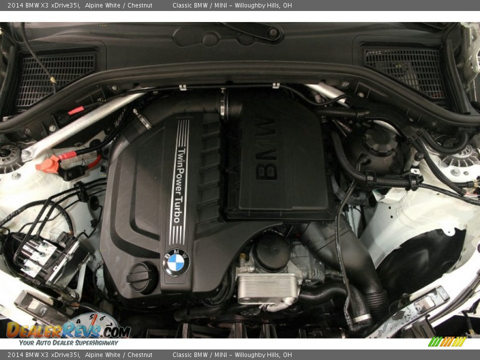 2014 BMW X3 xDrive35i 3.0 Liter DI TwinPower Turbocharged DOHC 24-Valve VVT Inline 6 Cylinder Engine Photo #32