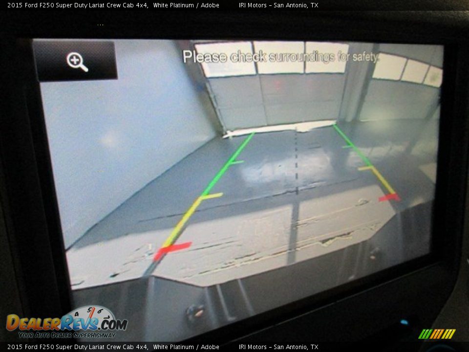2015 Ford F250 Super Duty Lariat Crew Cab 4x4 White Platinum / Adobe Photo #20