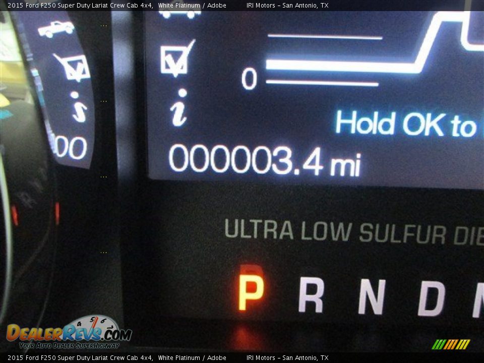 2015 Ford F250 Super Duty Lariat Crew Cab 4x4 White Platinum / Adobe Photo #21