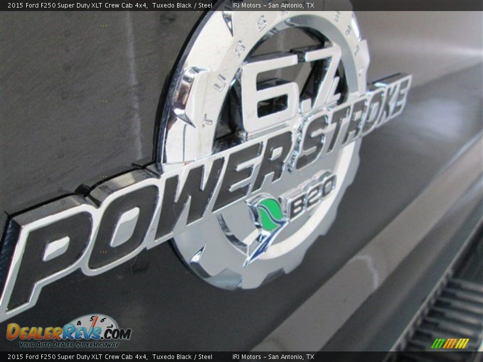 2015 Ford F250 Super Duty XLT Crew Cab 4x4 Tuxedo Black / Steel Photo #5