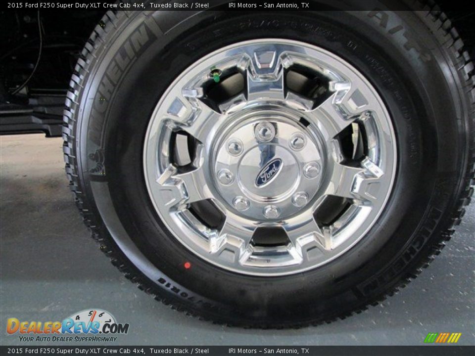 2015 Ford F250 Super Duty XLT Crew Cab 4x4 Tuxedo Black / Steel Photo #6