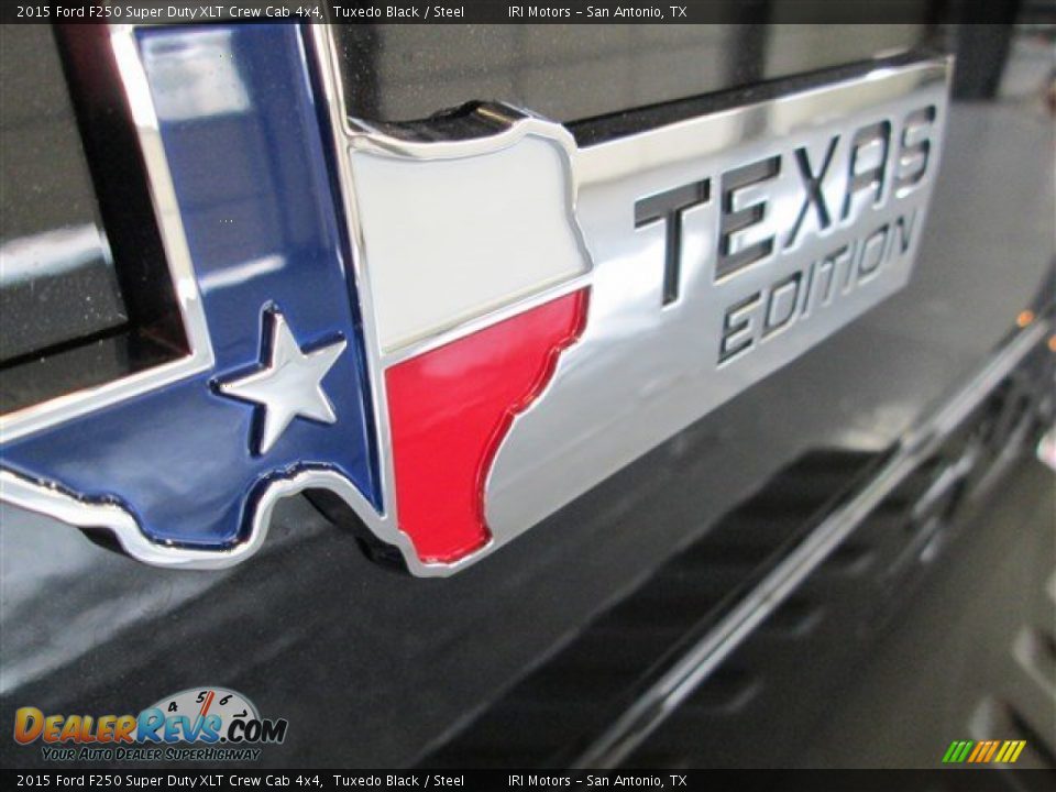 2015 Ford F250 Super Duty XLT Crew Cab 4x4 Tuxedo Black / Steel Photo #9