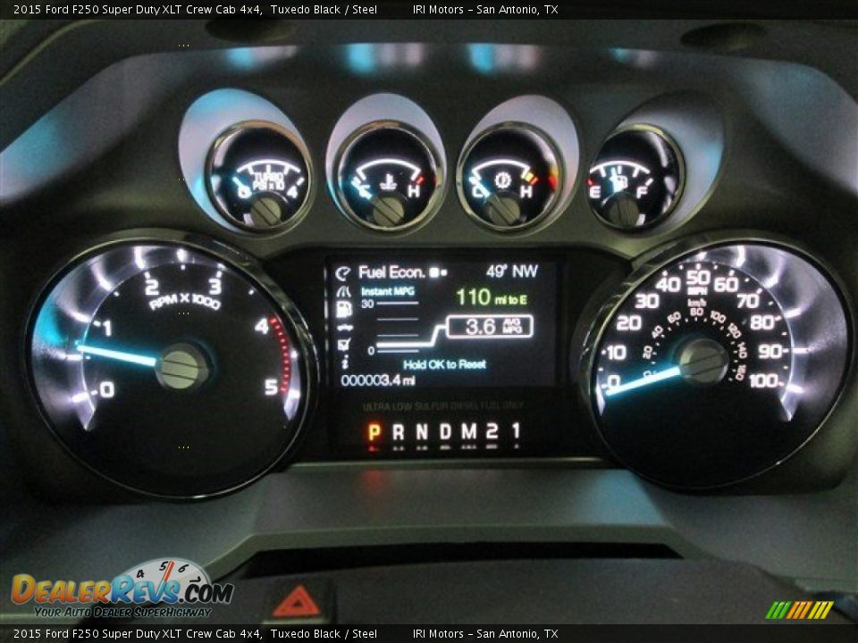 2015 Ford F250 Super Duty XLT Crew Cab 4x4 Tuxedo Black / Steel Photo #21