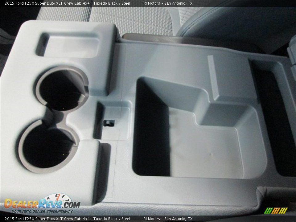 2015 Ford F250 Super Duty XLT Crew Cab 4x4 Tuxedo Black / Steel Photo #23