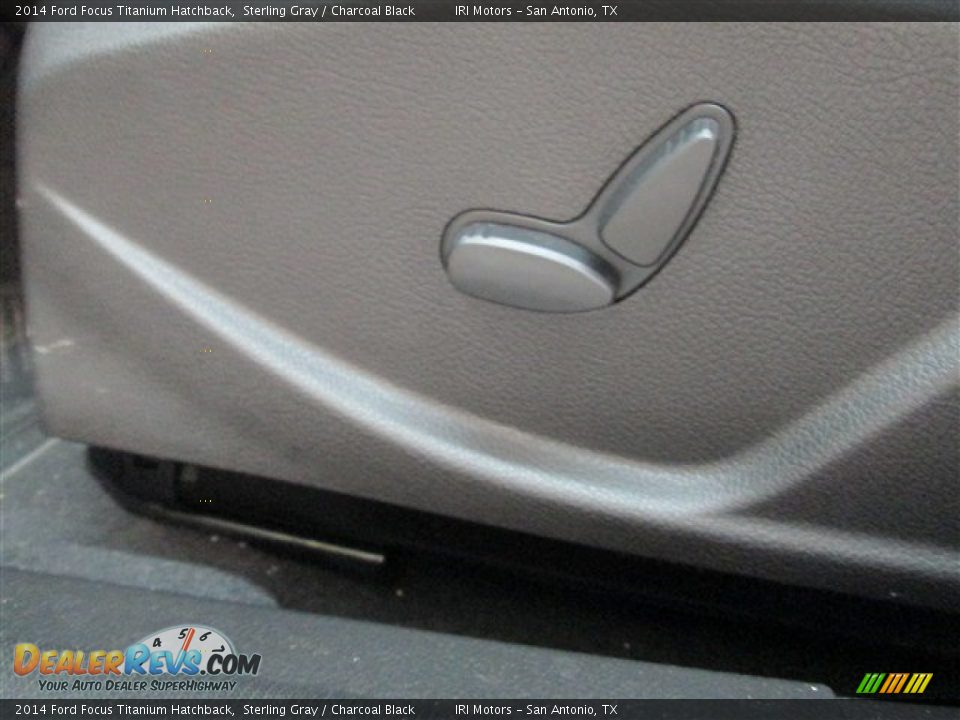 2014 Ford Focus Titanium Hatchback Sterling Gray / Charcoal Black Photo #16
