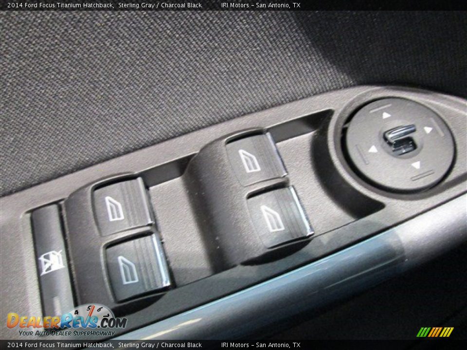 2014 Ford Focus Titanium Hatchback Sterling Gray / Charcoal Black Photo #22