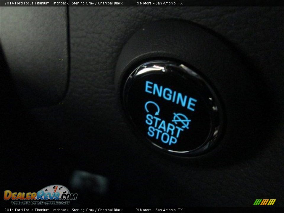 2014 Ford Focus Titanium Hatchback Sterling Gray / Charcoal Black Photo #24