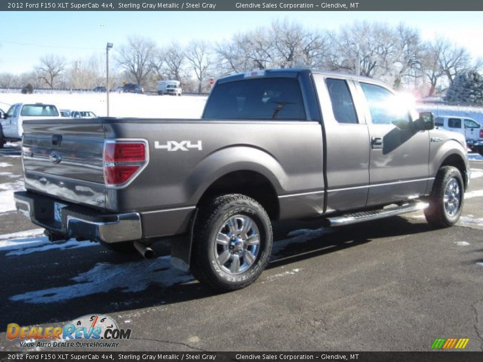 2012 Ford F150 XLT SuperCab 4x4 Sterling Gray Metallic / Steel Gray Photo #3