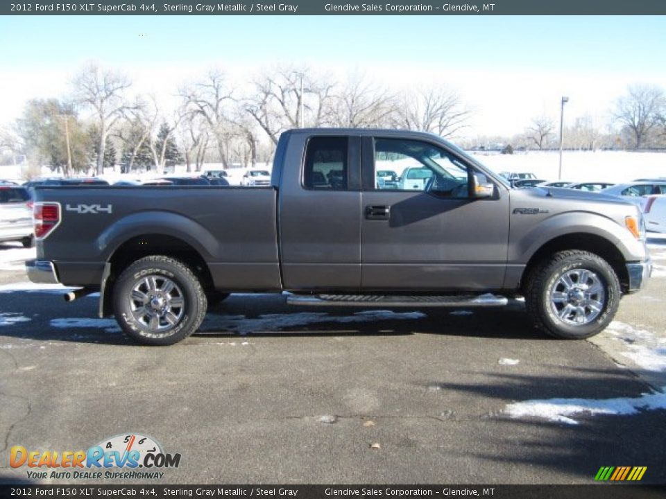 2012 Ford F150 XLT SuperCab 4x4 Sterling Gray Metallic / Steel Gray Photo #22
