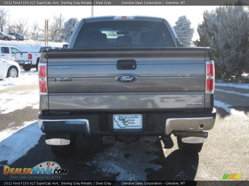 2012 Ford F150 XLT SuperCab 4x4 Sterling Gray Metallic / Steel Gray Photo #24