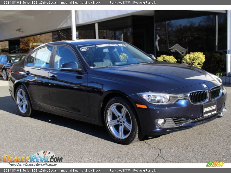2014 BMW 3 Series 328i xDrive Sedan Imperial Blue Metallic / Black Photo #1