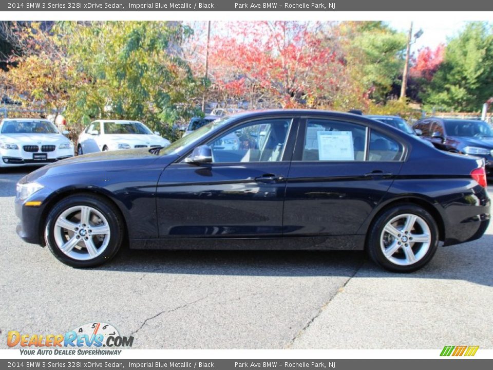 2014 BMW 3 Series 328i xDrive Sedan Imperial Blue Metallic / Black Photo #5