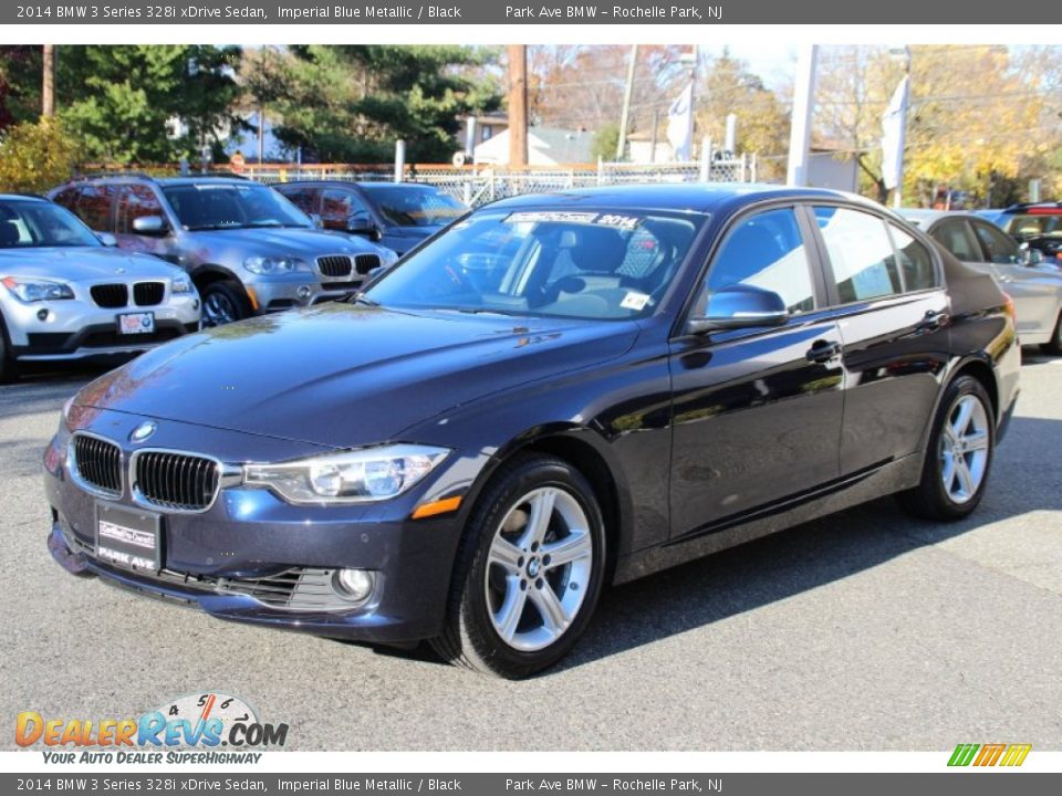 2014 BMW 3 Series 328i xDrive Sedan Imperial Blue Metallic / Black Photo #6