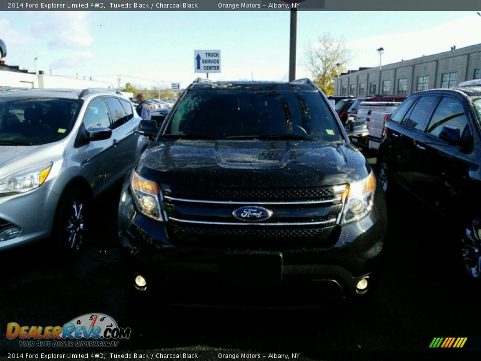 2014 Ford Explorer Limited 4WD Tuxedo Black / Charcoal Black Photo #2