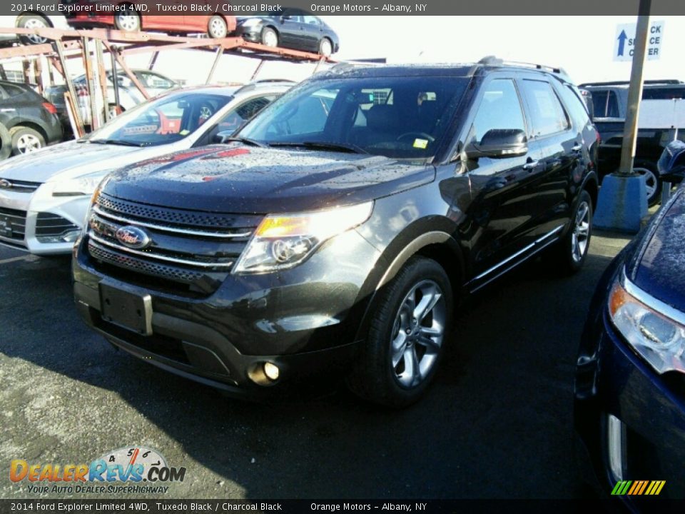 2014 Ford Explorer Limited 4WD Tuxedo Black / Charcoal Black Photo #3