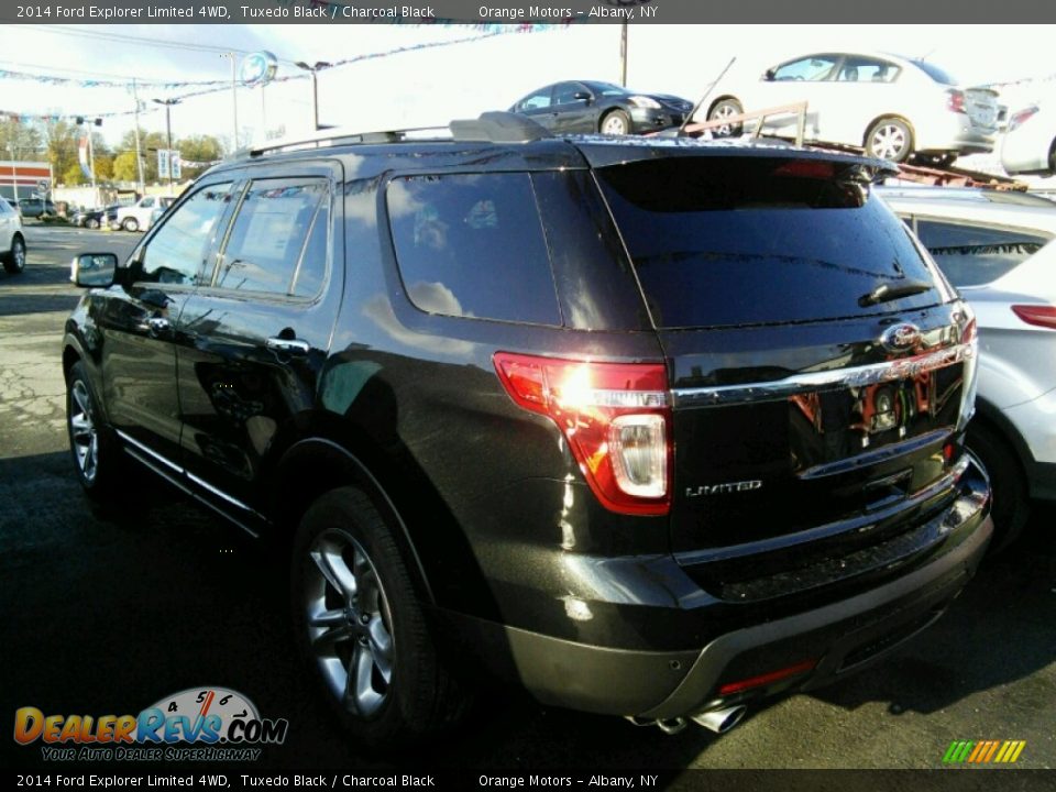 2014 Ford Explorer Limited 4WD Tuxedo Black / Charcoal Black Photo #4